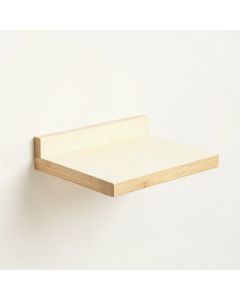 Maple Crest Wall-Mounted Cat Perch - Cream (synthetic illustration; no displayed measurements)