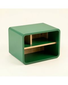 Aspen Arc Low Toy Storage Unit (synthetic illustration; no displayed measurements)