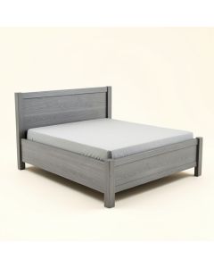 Solid Wood Standard Bed (synthetic illustration; no displayed measurements)