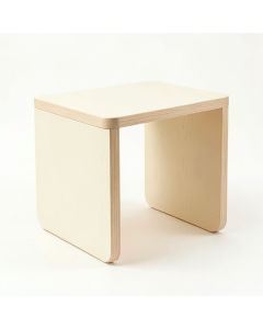 Reed Arc Side Table - Cream (synthetic illustration; no displayed measurements)