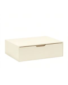 Oak Bend Desktop Monitor Riser - Cream (synthetic illustration; no displayed measurements)