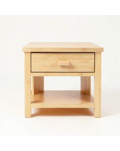 Shore Arc Nightstand - Beige (synthetic illustration; no displayed measurements)