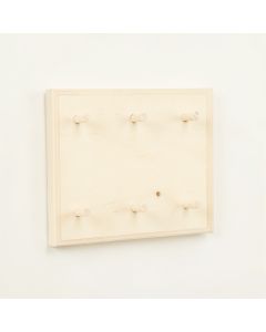 Clay Branch Empty Wall-Mounted Tool Organizer Panel - Ivory (synthetic illustration; no displayed measurements)
