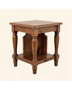 Clarkstown Scrolled Bar With Wine Storage (synthetic illustration; no displayed measurements)