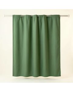 Holly Arc Shower Curtain Hanging Flat From A Plain Rod (synthetic illustration; no displayed measurements)