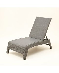 Meadow Bridge Outdoor Lounge Chair - Gray (synthetic illustration; no displayed measurements)