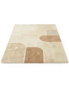 Field Canyon Rectangular Area Rug - Beige (synthetic illustration; no displayed measurements)