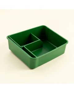 Elm Bridge Empty Pantry Drawer Organizer Insert - Green (synthetic illustration; no displayed measurements)