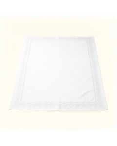 Brook Bridge Rectangular Area Rug - White (synthetic illustration; no displayed measurements)