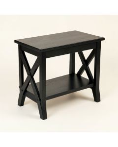 Ridge Crossing Side Table - Black (synthetic illustration; no displayed measurements)