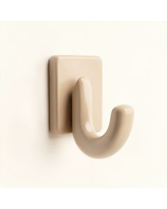 Hazel Bridge Wall-Mounted Robe Hook - Beige (synthetic illustration; no displayed measurements)