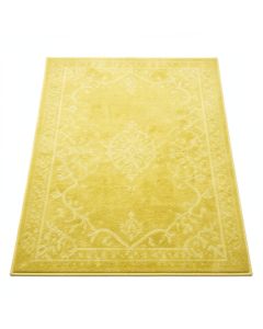Brandt Oriental Yellow Area Rug (synthetic illustration; no displayed measurements)