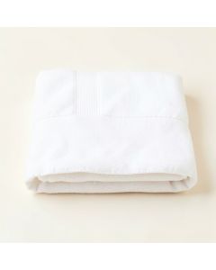 Flint Crest Bath Towel - White (synthetic illustration; no displayed measurements)