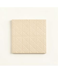 Wren Bend Uninstalled Square Decorative Tile - Beige (synthetic illustration; no displayed measurements)