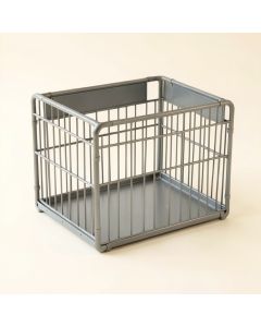 Flint Bridge Empty Furniture-Style Pet Crate - Gray (synthetic illustration; no displayed measurements)