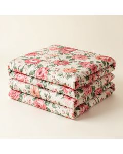 Broadwell Reversible Floral Cotton 6 Piece Coverlet Set (synthetic illustration; no displayed measurements)