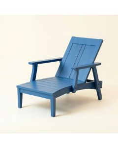 Sage Dale Outdoor Lounge Chair - Blue (synthetic illustration; no displayed measurements)