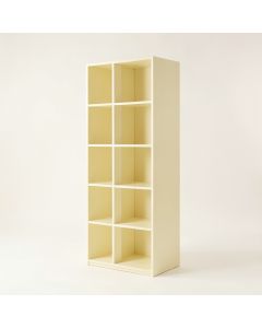 Brook Branch Narrow Cubby Tower - Cream (synthetic illustration; no displayed measurements)