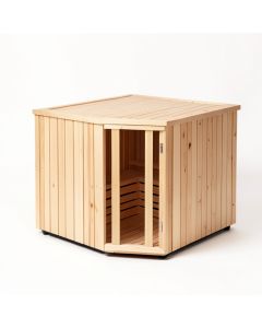 5 - Person Indoor Traditional Steam Sauna (synthetic illustration; no displayed measurements)