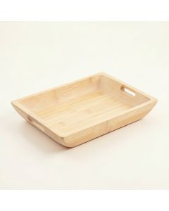 Ridge Arc Serving Tray - Ivory (synthetic illustration; no displayed measurements)