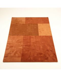 Oak Crest Rectangular Area Rug - Terracotta (synthetic illustration; no displayed measurements)