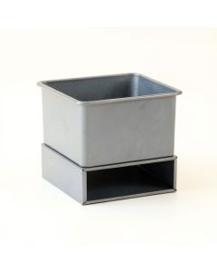 Ridge Branch Empty Raised Planter - Gray (synthetic illustration; no displayed measurements)