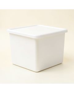 Spruce Brook Closed Outdoor Storage Box - White (synthetic illustration; no displayed measurements)