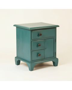Tessier 1 - Drawer Nightstand In Antique Teal (synthetic illustration; no displayed measurements)