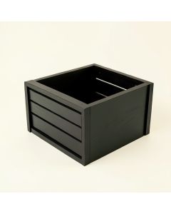 Shore Bridge Empty Furniture-Style Litter Enclosure - Black (synthetic illustration; no displayed measurements)
