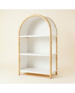 Cedar Bridge Freestanding Bookcase - White (synthetic illustration; no displayed measurements)