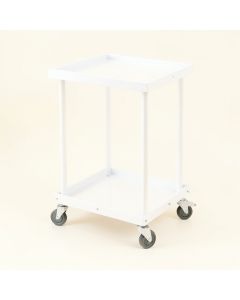 Flint Crossing Empty Rolling Workshop Cart - White (synthetic illustration; no displayed measurements)