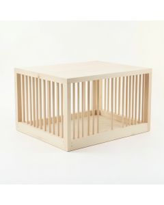 Brook Dale Empty Furniture-Style Pet Crate - Ivory (synthetic illustration; no displayed measurements)