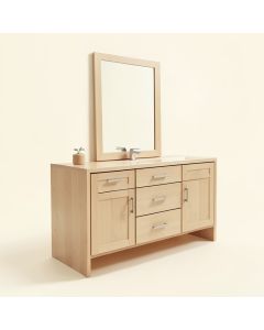 Currahee 54 '' Double Bathroom Vanity Set (synthetic illustration; no displayed measurements)