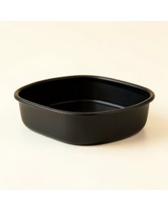 Meadow Branch Empty Under-Desk Cable Tray - Black (synthetic illustration; no displayed measurements)