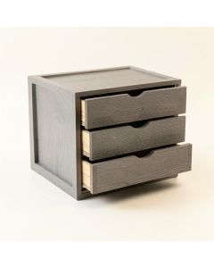 Juniper Branch Small-Parts Storage Drawer Cabinet - Gray (synthetic illustration; no displayed measurements)