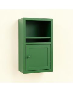 Flint Brook Wall-Mounted Entry Cabinet - Green (synthetic illustration; no displayed measurements)