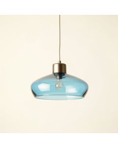 Spruce Dale Pendant Light Suspended From One Plain Cable - Blue (synthetic illustration; no displayed measurements)
