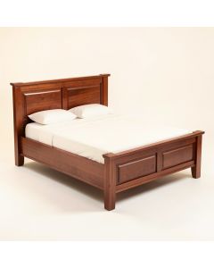 Mclane Solid Wood Standard Bed (synthetic illustration; no displayed measurements)