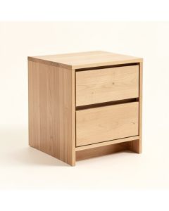 Ajeataz 1 - Drawer Solid Wood Nightstand In Light Brown (synthetic illustration; no displayed measurements)