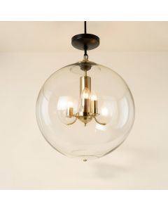 Shaded Globe Chandelier (synthetic illustration; no displayed measurements)