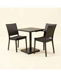 Fergie Aluminum 3 Piece Bistro Set (synthetic illustration; no displayed measurements)
