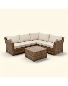 Cassville 12 Piece Rattan Complete Patio Set With Cushions (synthetic illustration; no displayed measurements)
