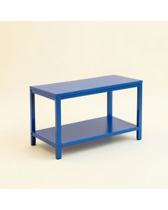 Laurel Branch Narrow Outdoor Storage Bench - Blue (synthetic illustration; no displayed measurements)