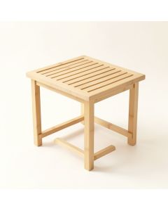 Cove Bridge Compact Balcony Table - Beige (synthetic illustration; no displayed measurements)