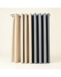Palni Solid Blackout Thermal Grommet Curtain Panels (synthetic illustration; no displayed measurements)
