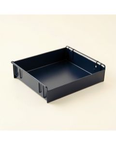 Ridge Brook Empty Under-Desk Cable Tray - Navy (synthetic illustration; no displayed measurements)