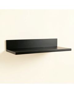 Oak Bluff Wall-Mounted Shelf - Black (synthetic illustration; no displayed measurements)
