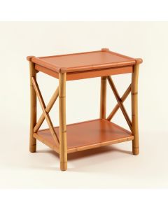 Brook Brook Side Table - Terracotta (synthetic illustration; no displayed measurements)