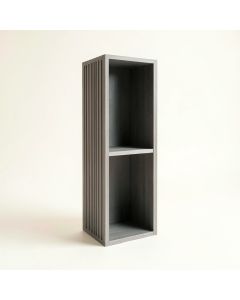 Clay Brook Narrow Cubby Tower - Gray (synthetic illustration; no displayed measurements)