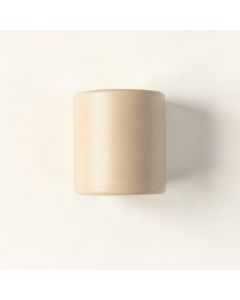 Oak Crest Wall Sconce Mounted On A Plain Wall - Beige (synthetic illustration; no displayed measurements)